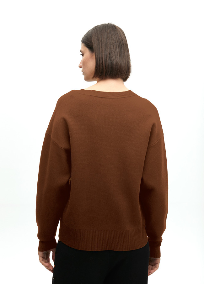 Jersey desestructurado cuello extraíble