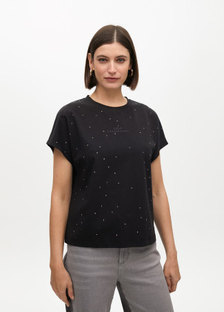 Camiseta detalle pedrería