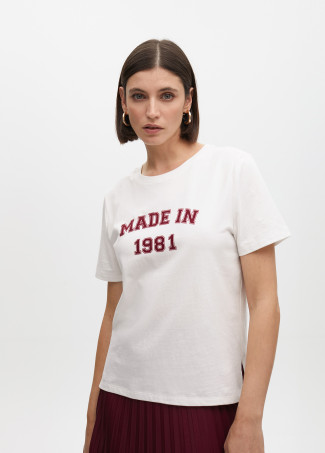 Short sleeve made in 1981 T-shirt