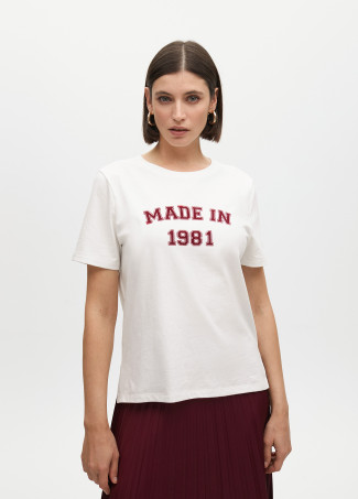 Short sleeve made in 1981 T-shirt