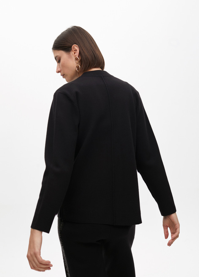 Cardigan punto detalle lentejuelas
