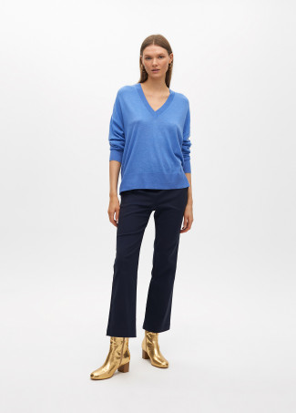 Maglione collo a V largo