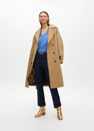 Maglione collo a V largo