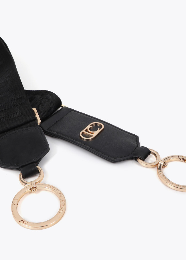 Bag strap with logo