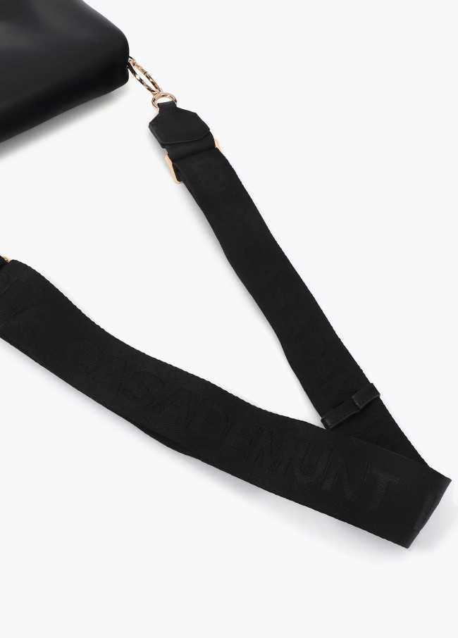 Bag strap with logo