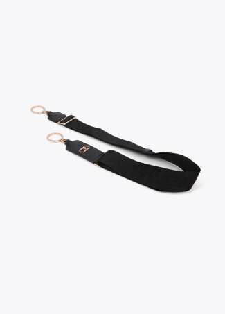 Bag strap with logo
