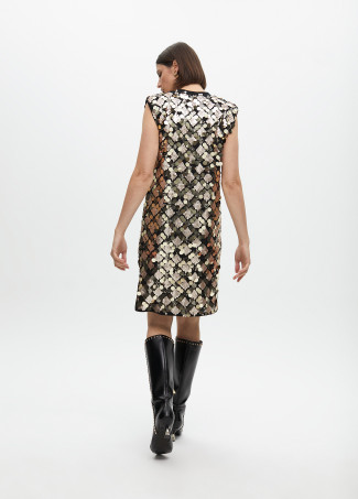 Vestido lentejuelas largo