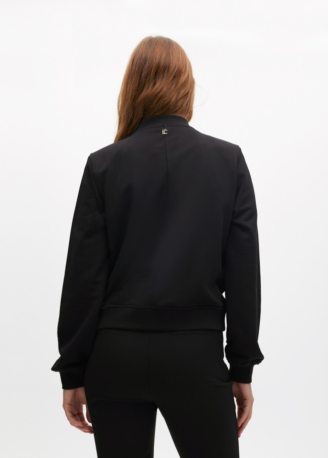 Bomber detail jewel pockets