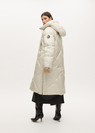 Anorak plumas con capucha