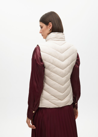 Gilet Court Matelassé