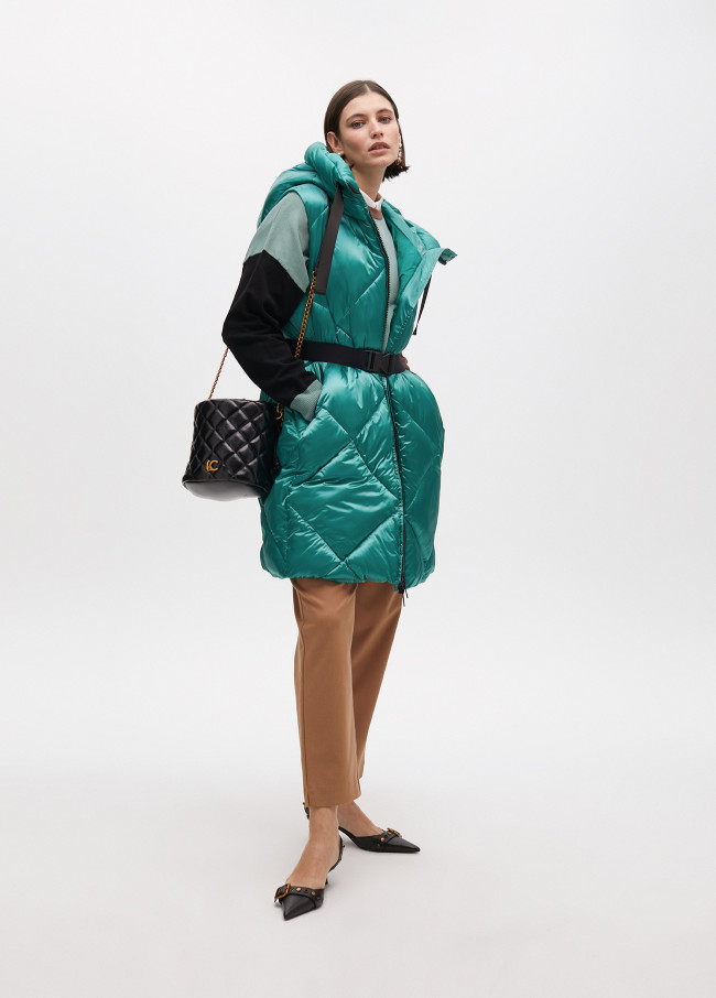 Chaleco acolchado capucha