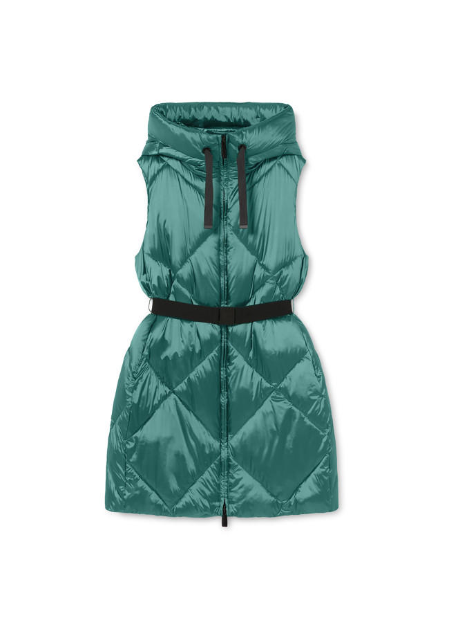 Chaleco acolchado capucha