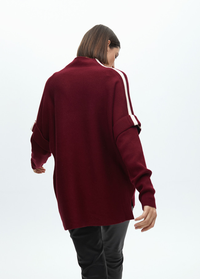 Jersey manga contrastes