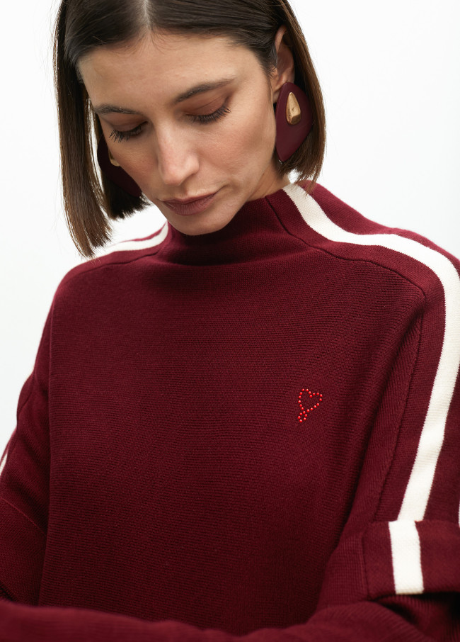 Jersey manga contrastes