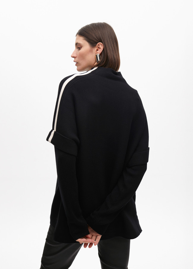 Jersey manga contrastes