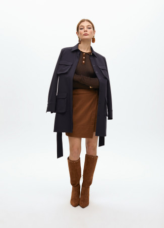 Fitted Sweater with Shiny Lurex - Lola Casademunt