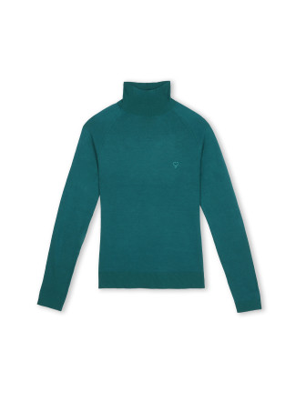 Top with mock neck