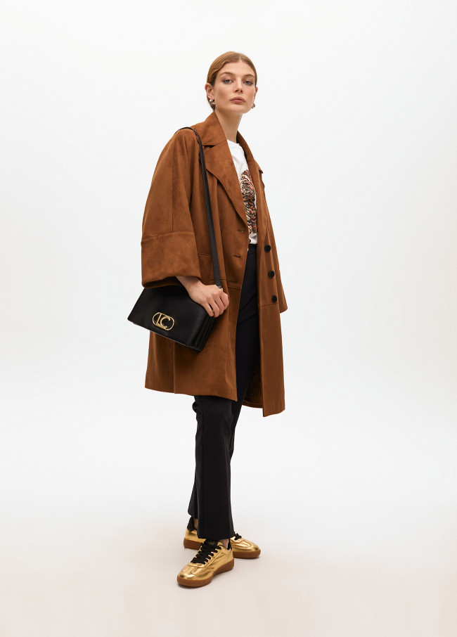 Pantalón recto en tejido técnico