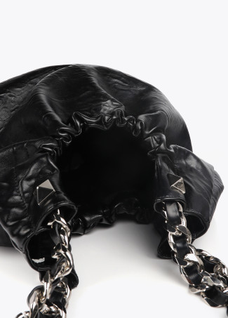 Bolso shopper efecto arrugado