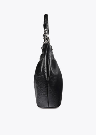 Bolso shopper efecto arrugado