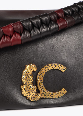 Bandolera con solapa y nudo en asa