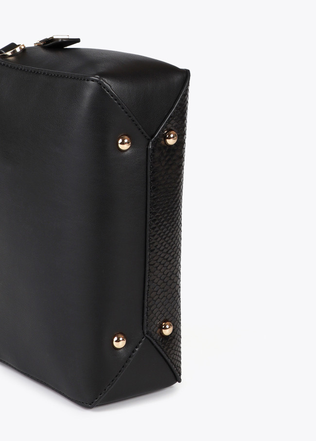 Bandolera efecto piel serpiente