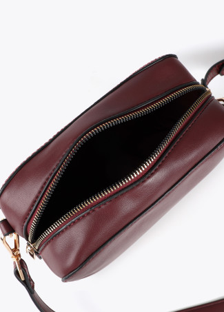 Bandolera Efecto Piel Serpiente