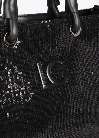 Shopper Lentejuelas Logo al Tono