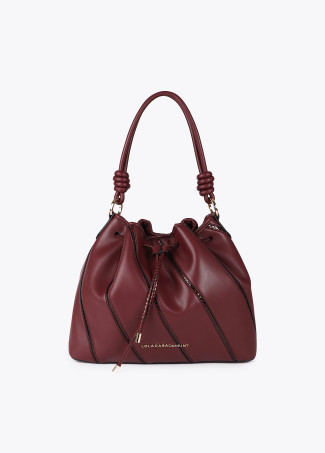 Borsa con Effetto Pelle di Serpente - Lola Casademunt