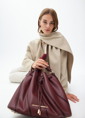 Borsa con Effetto Pelle di Serpente - Lola Casademunt