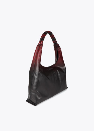 Bolso Shopper degradé y logo LC leopardo