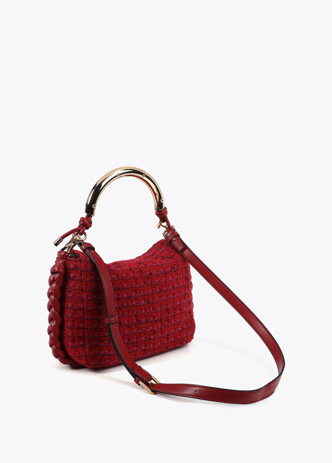 Bandolera asa metalizada personalizada tejido...