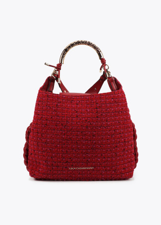 Bolso shopper Lola Casademunt 1981 tejido tweed