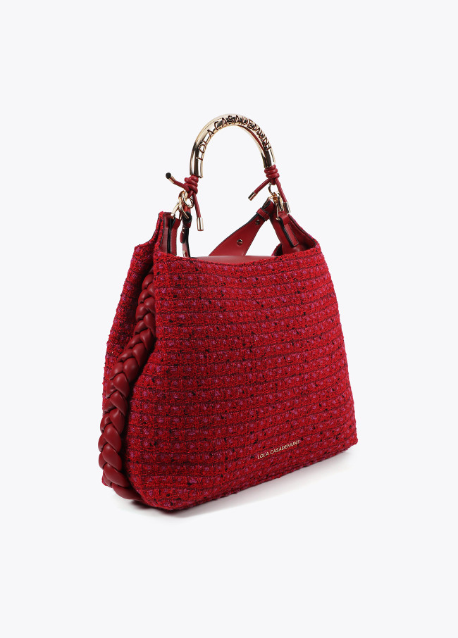 Bolso shopper Lola Casademunt 1981 tejido tweed