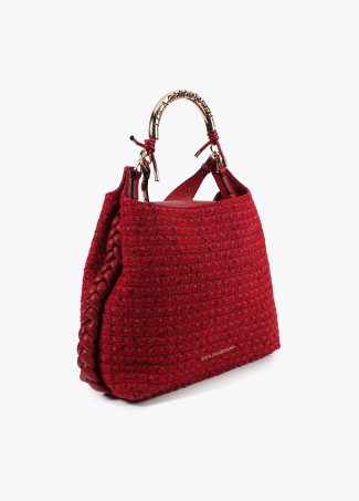 Bolso shopper Lola Casademunt 1981 tejido tweed