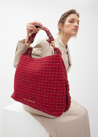 Bolso shopper Lola Casademunt 1981 tejido tweed