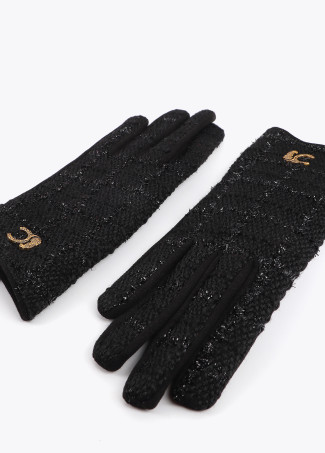 Guante combinado tweed