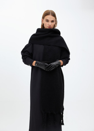 Guante logo cruzado en cuadricula