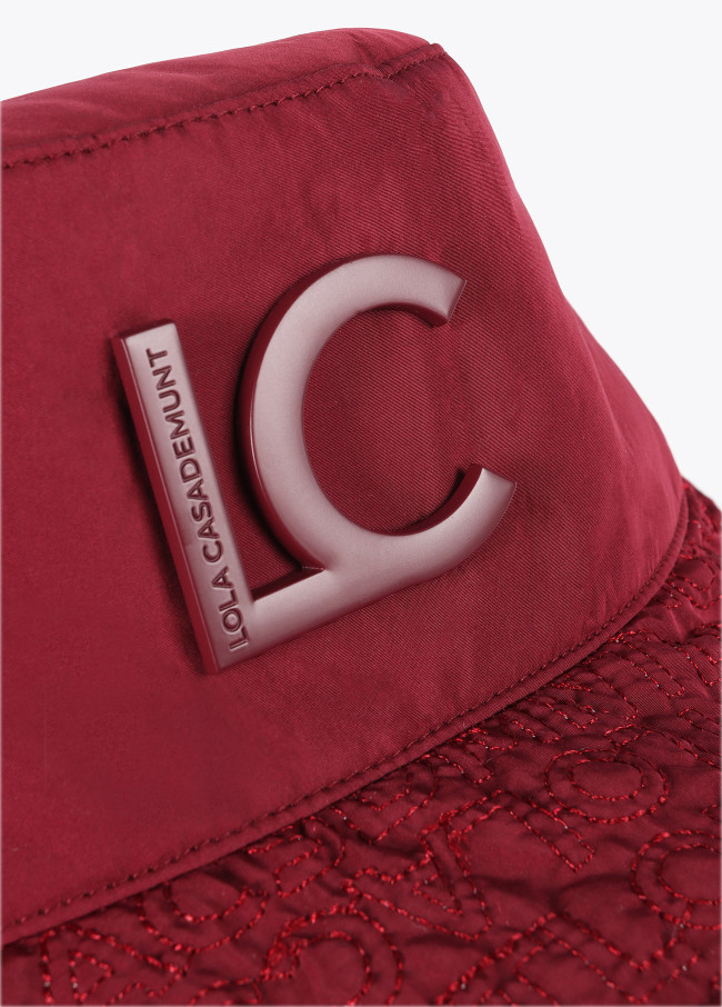 Sombrero tipo bucket logomanía