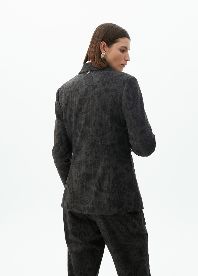 Blazer with button details