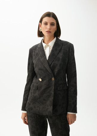 Blazer with button details