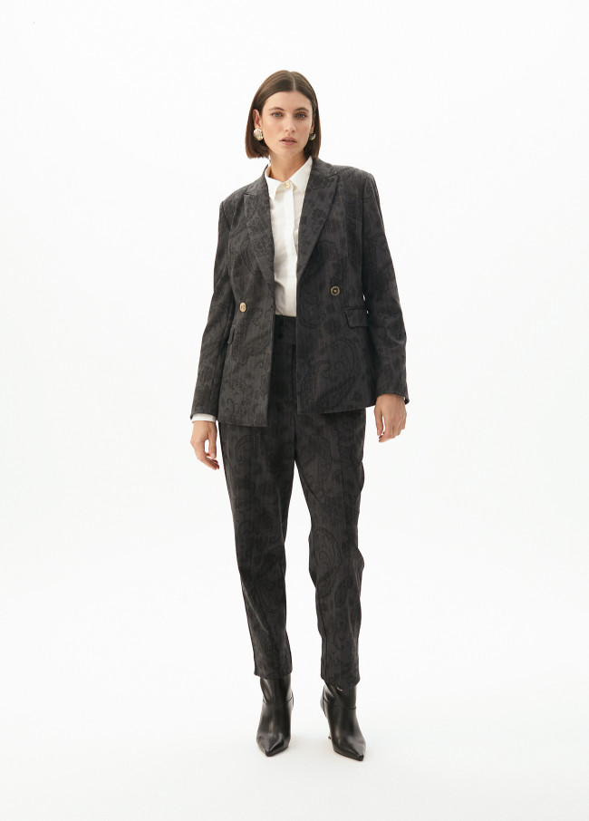 Blazer with button details