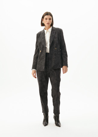 Blazer with button details