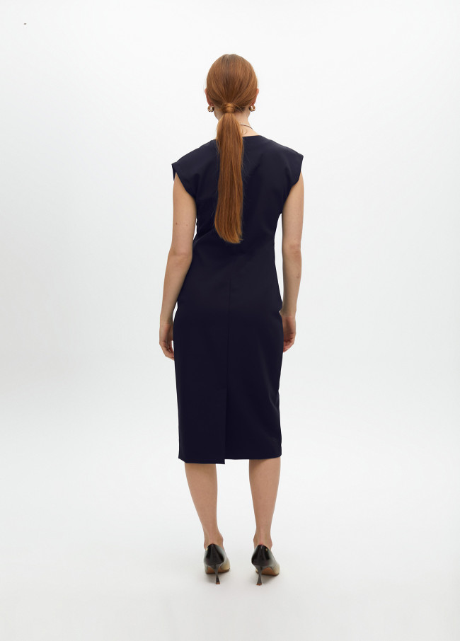 Vestido midi ajustado