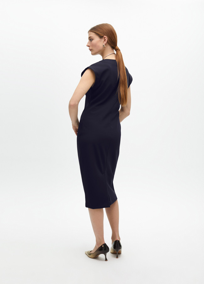 Vestido midi ajustado