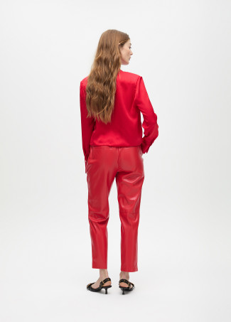 Jogginghose Lederoptik