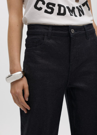 Jeans Ampio Effetto Coated - Lola Casademunt