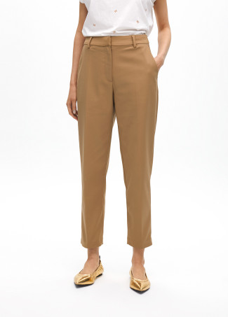 Pantalon chino avec logo et strass