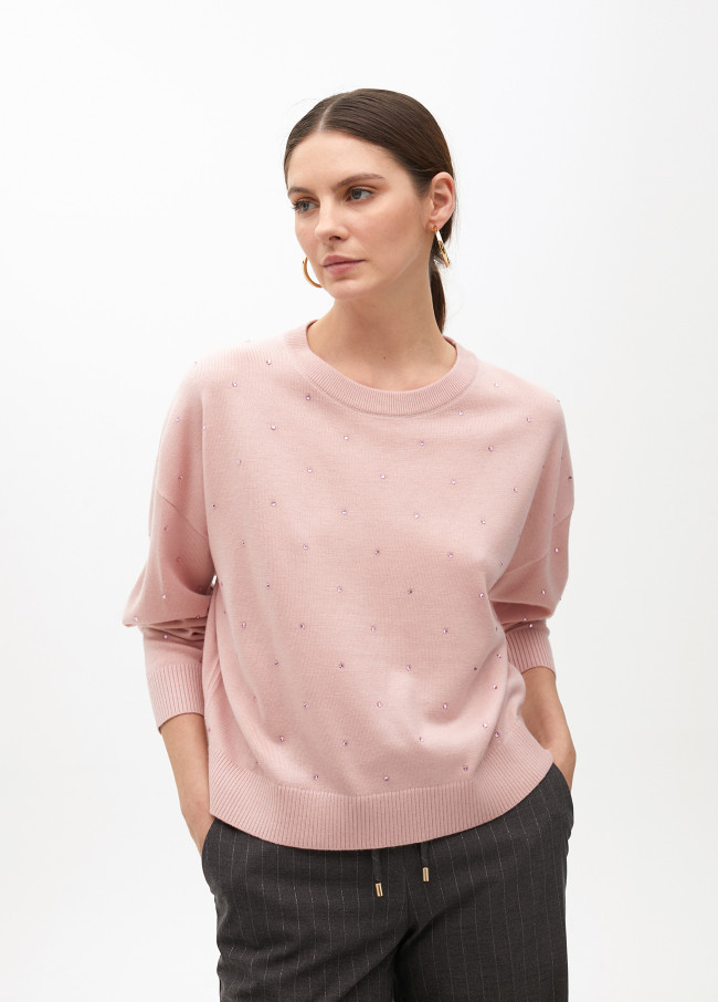 Jersey con strass