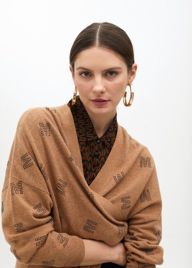 Cardigan M con strass